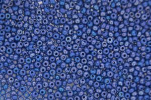 Rainbow Opaque  Blue Preciosa Seed Beads