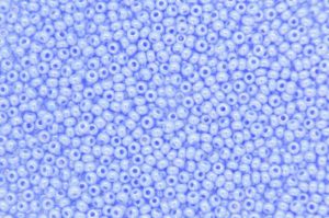 Opaque Sky Blue Lustre Preciosa Seed Beads