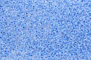 Lined Montana Blue Preciosa Seed Beads