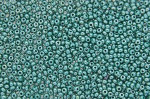 Opaque Forest Green Lustre Preciosa Seed Beads