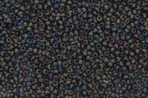 Metalic Dark Green Iris Preciosa Seed Beads