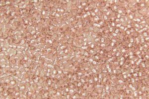 Silver Lined Rose Gold Blush Preciosa Seed Beads