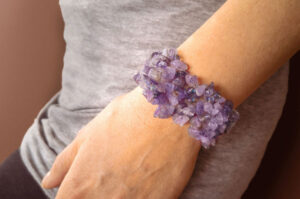 Amethyst Allure Aphrodite Gemstone Cuff
