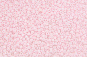 Lustred Opaque Pastel Pink Preciosa Seed Beads
