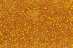 Silver Lined Old Gold Preciosa Seed Beads