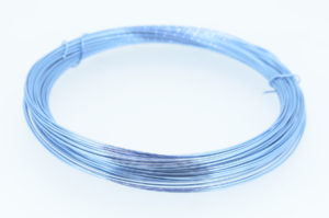 icy blue copper wire
