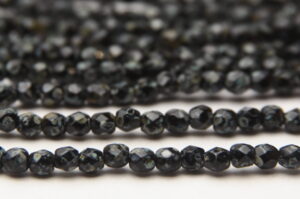 3mm Metallic Forest Firepolished Czech Glass