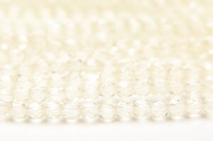 3mm Transparent Tea Tree Firepolished Czech Glass