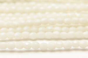 3mm Opaque Pastel Citrus Firepolished Czech Glass