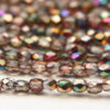 3mm Metallic Moroccan Bazaar AB Firepolished Czech Glass