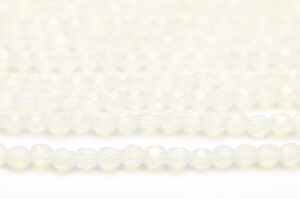 3mm Milky Lemon Tart Lustre Firepolished Czech Glass