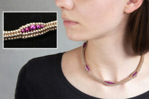 Eclipse Herringbone Necklace Pattern Download