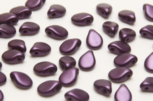 Satin Royal Purple Pip Beads