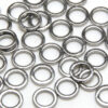 6mm Flat Silver Closed Rings