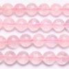 Rose Quartz 10mm Facetted Round Semi Precious Gemstones