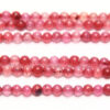 Watermelon Quartz 4mm Round Semi Precious Gemstones
