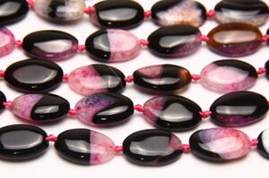 Pink Druzy Quartz/Agate 19x14mm Oval Semi Precious Gemstones