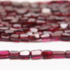 Garnet 6x4mm Brick Semi Precious Gemstones