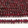 Garnet 3x5mm Donut Semi Precious Gemstones