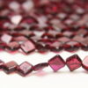 Garnet 8x8mm Diamond Semi Precious Gemstones