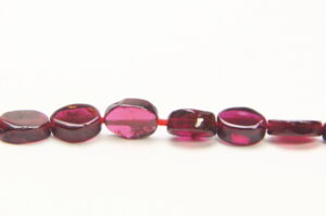 Garnet 9x6mm Rounded Oval Semi Precious Gemstones