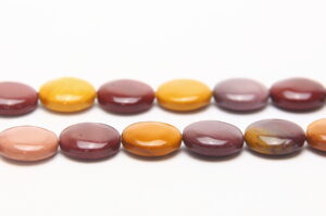 Mookaite 12mm Coin Semi Precious Gemstones