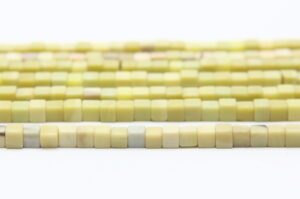Butter Jade 4mm Cube Semi Precious Gemstones