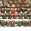 Unakite 5x7mm Nugget Semi Precious Gemstones