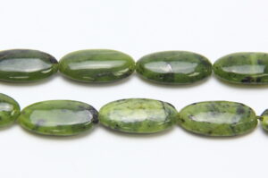 Jade 15x30mm Oval Semi Precious Gemstones