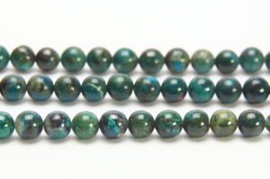 Chrysocolla 8mm Round Semi Precious Gemstones