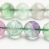 Fluorite 10mm Facetted Round Semi Precious Gemstones