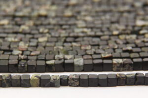 Forest Jasper 4mm Cube Semi Precious Gemstones