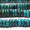 Turquoise 10x5mm Donut Semi Precious Gemstones
