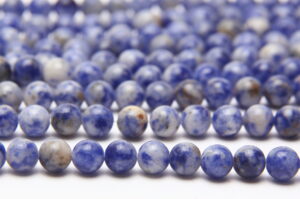 Sodalite 6mm Round Semi Precious Gemstones
