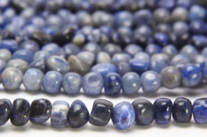 Iolite 8mm Pebble Cube Semi Precious Gemstones