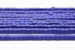 Lapis 4mm Cube Semi Precious Gemstones