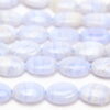 Natural Blue Lace Agate 14x10mm Oval Semi Precious Gemstones