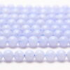 Blue Lace Agate 6mm Round Semi Precious Gemstones