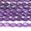Amethyst 8x10mm Oval Semi Precious Gemstones