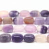 Fluorite 12x8mm Pebble Cube Semi Precious Gemstones