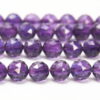 Dark Purple Ametrine  10mm Facetted Round Semi Precious Gemstones