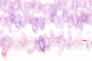 Lavender Amethyst 14-20mm Dagger Semi Precious Gemstones