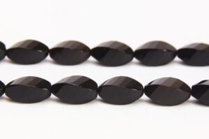 Brazilian Onyx 16x8mm Twists Semi Precious Gemstones