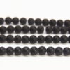 Matte Onyx 6mm Round Semi Precious Gemstones