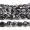 Snowflake Obsidian 10x8mm Nugget Semi Precious Gemstones