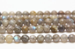Labradorite 6mm Facetted Round Semi Precious Gemstones