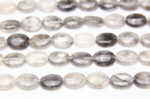 Cloudy Quartz 16x12mm Oval Semi Precious Gemstones