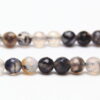 Cracked Agate 6mm Facetted Round Semi Precious Gemstones