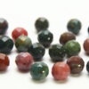 Fancy Jasper 10mm Facetted Round Semi Precious Gemstones
