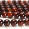 Red Tigereye 8mm Round Semi Precious Gemstones